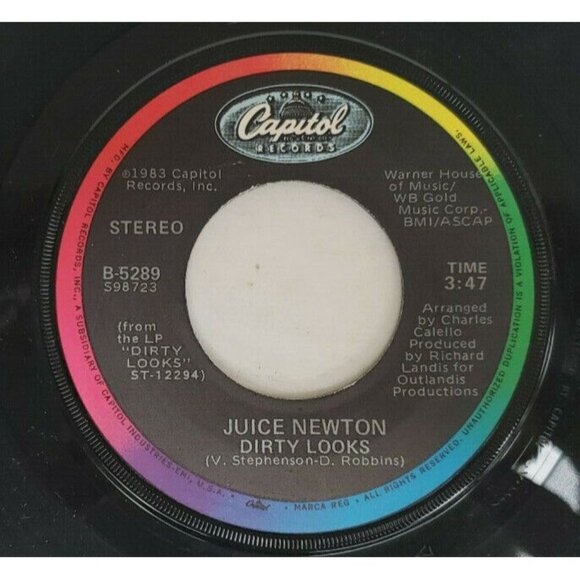 45rpm Juice Newton, Dirty Looks, Twenty Years Ago, (154R) - Picture 3 of 5